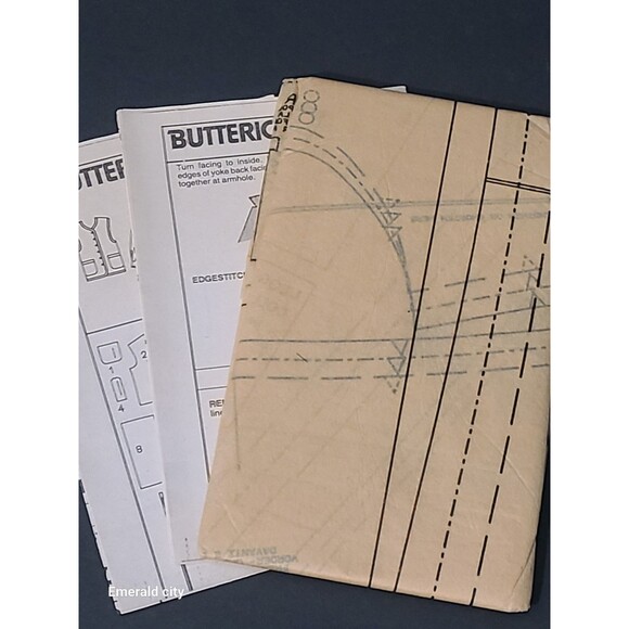 Vtg Sewing Pattern Butteric 3629 ©1994 Misses J.G. Hook Wardrobe,  Size 12-14-16 - Picture 4 of 5